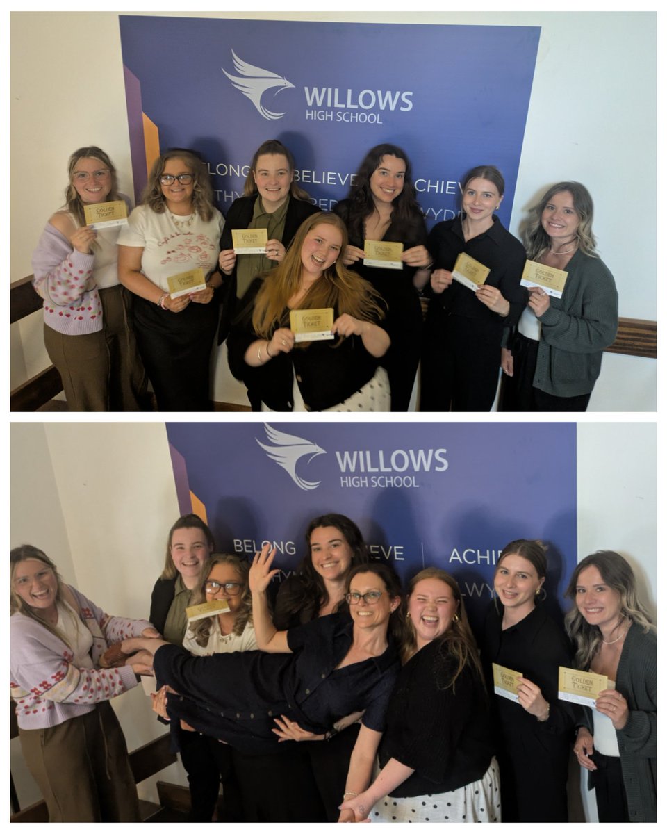 KellyBubbins's tweet image. Llongyfarchiadau to our brilliant @ITEcardiffmet PGCE students on the completion of their Enrichment experience @willowshigh today. We wish you all the best in your future careers 📚📝🎓 #Belong #Achieve #TheWillowsWay