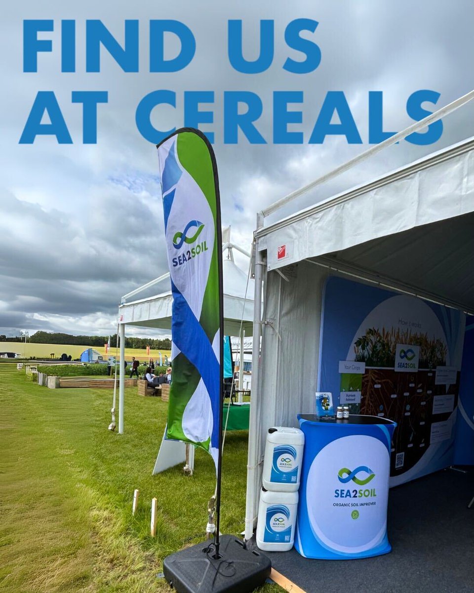 Next week we’re heading back to Cereals!

Catch us at Stand 162 - if you’re passionate about soil and crop health, come and say hello!