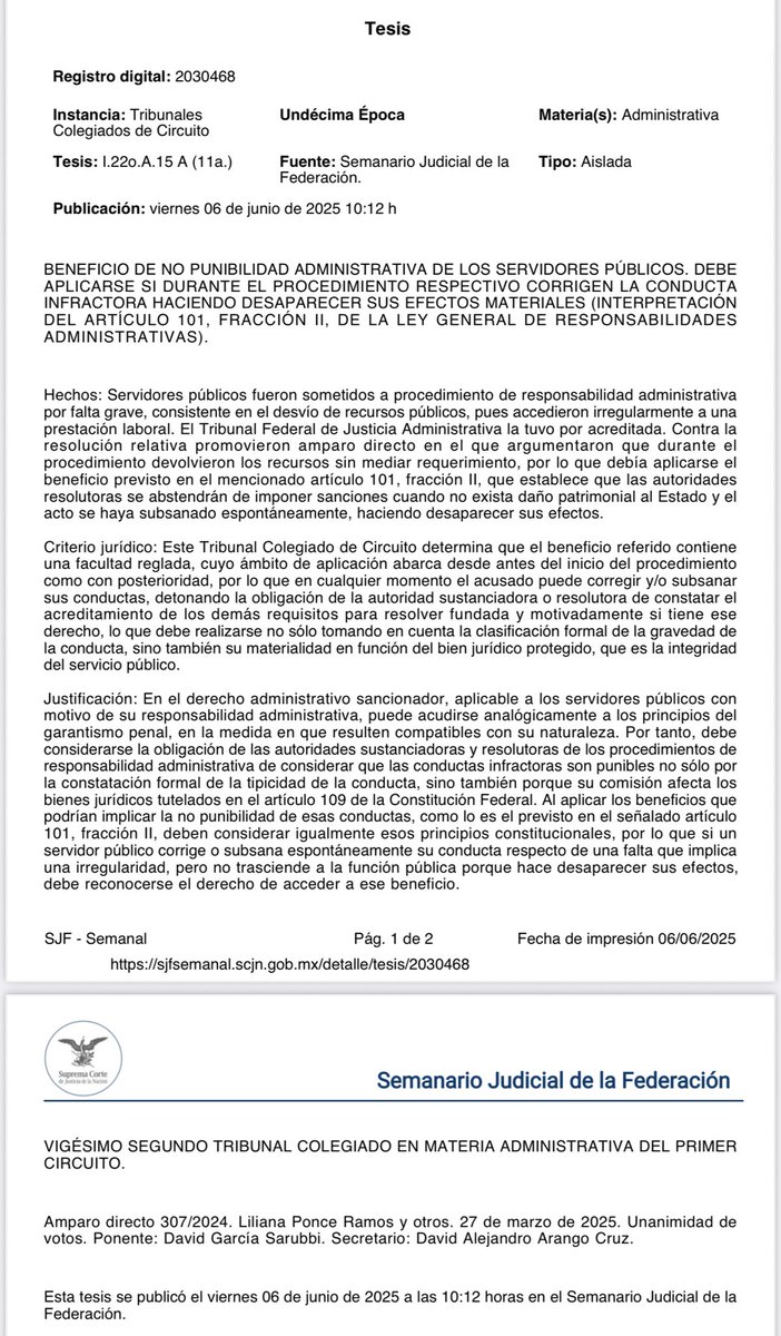 BENEFICIO DE NO PUNIBILIDAD ADMINISTRATIVA DE LOS SERVIDORES PÚBLICOS. DEBE APLICARSE SI DURANTE EL PROCEDIMIENTO RESPECTIVO CORRIGEN LA CONDUCTA INFRACTORA HACIENDO DESAPARECER SUS EFECTOS MATERIALES (INTERPRETACIÓN DEL ARTÍCULO 101, FRACCIÓN II, DE LA LGRA.