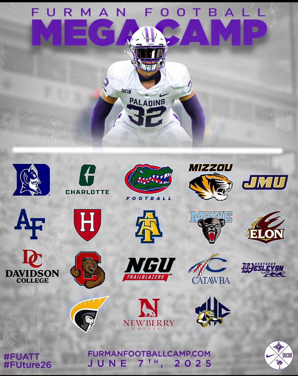 Sam Strickland (@strickland_sam0) on Twitter photo I will be at <a href="/PaladinFootball/">Furman Football</a> Camp tomorrow 6/7 from 2-4:15. Can’t wait to go compete!
<a href="/WaltonRecruits/">Walton(GA)Recruiting</a> <a href="/coachdbrunner/">Daniel Brunner</a>
<a href="/CoachMo_42/">Morgan Burnett</a> <a href="/RecruitGeorgia/">Recruit Georgia</a> I will be at <a href="/PaladinFootball/">Furman Football</a> Camp tomorrow 6/7 from 2-4:15. Can’t wait to go compete!
<a href="/WaltonRecruits/">Walton(GA)Recruiting</a> <a href="/coachdbrunner/">Daniel Brunner</a>
<a href="/CoachMo_42/">Morgan Burnett</a> <a href="/RecruitGeorgia/">Recruit Georgia</a>