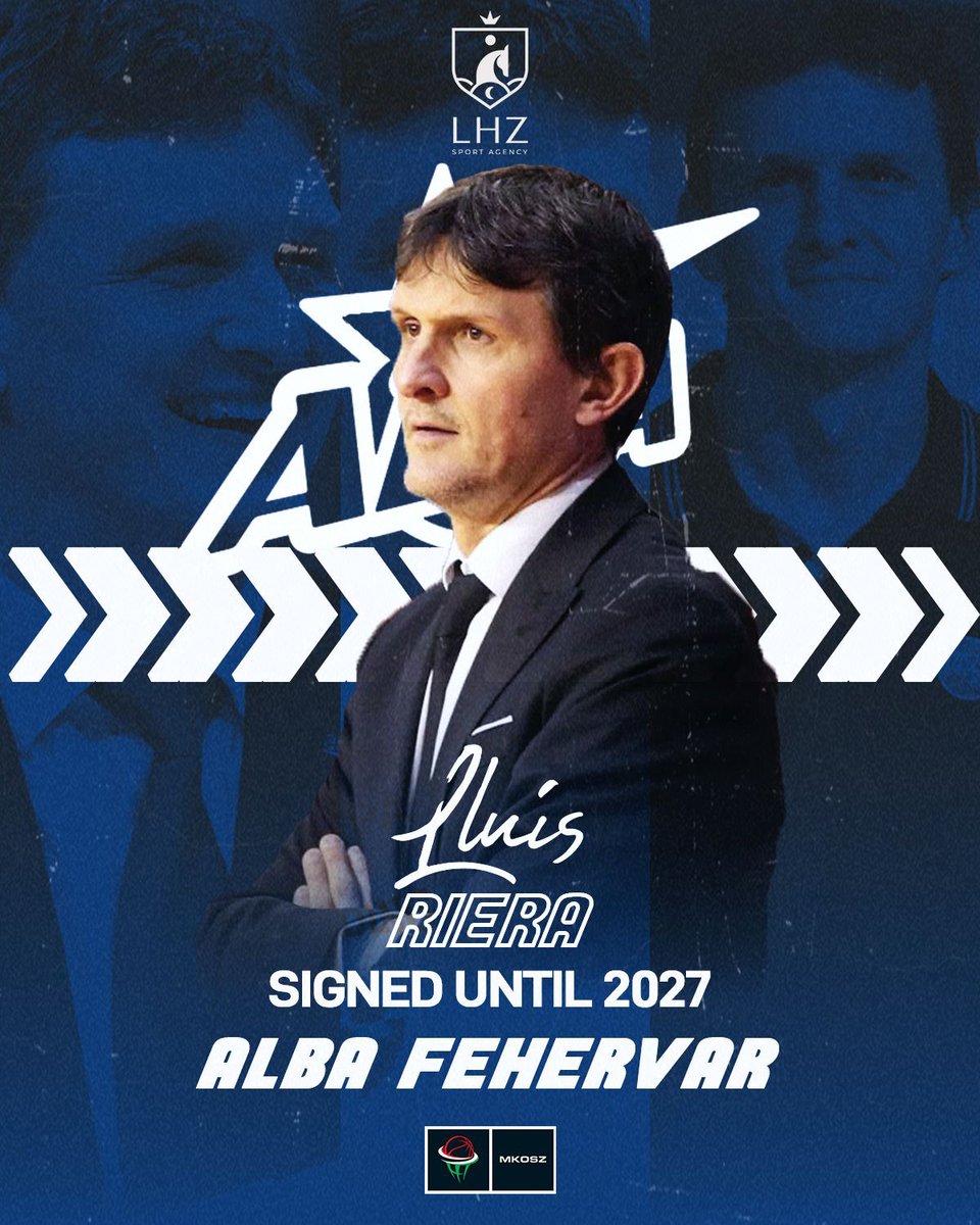Lluis Riera is the new the head coach of Alba Fehervar in the <a href="/Hunbasket1/">Hunbasket</a>!

Enhorabuena Lluis y muchas suerte en Szèkesfehèrvàr!

#LhzSportAgency