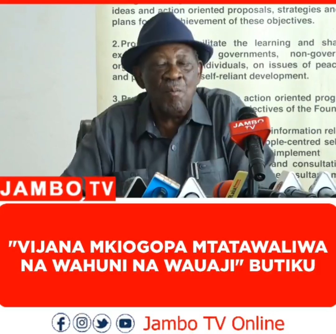 "Mwalimu Nyerere alisema vijana mkiogopa mtakuja kutawaliwa na wahuni, wauaji na wezi" ~BUTIKU

Na kipindi hiki nchi inatawaliwa na Wahuni, wauaji na wezi wa rasilimali za nchi yetu.