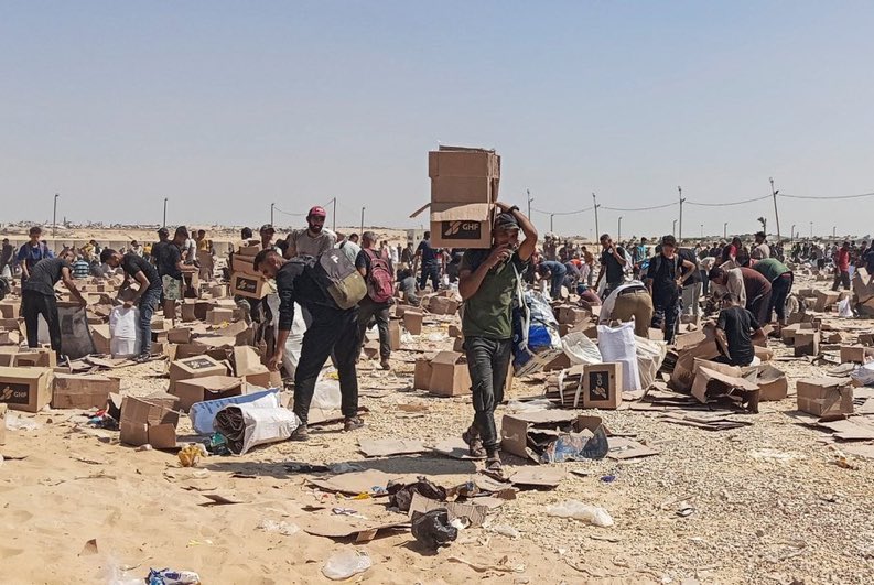 ⭕️ 10 günde 110 Filistinli yardım almaya çalışırken öldü