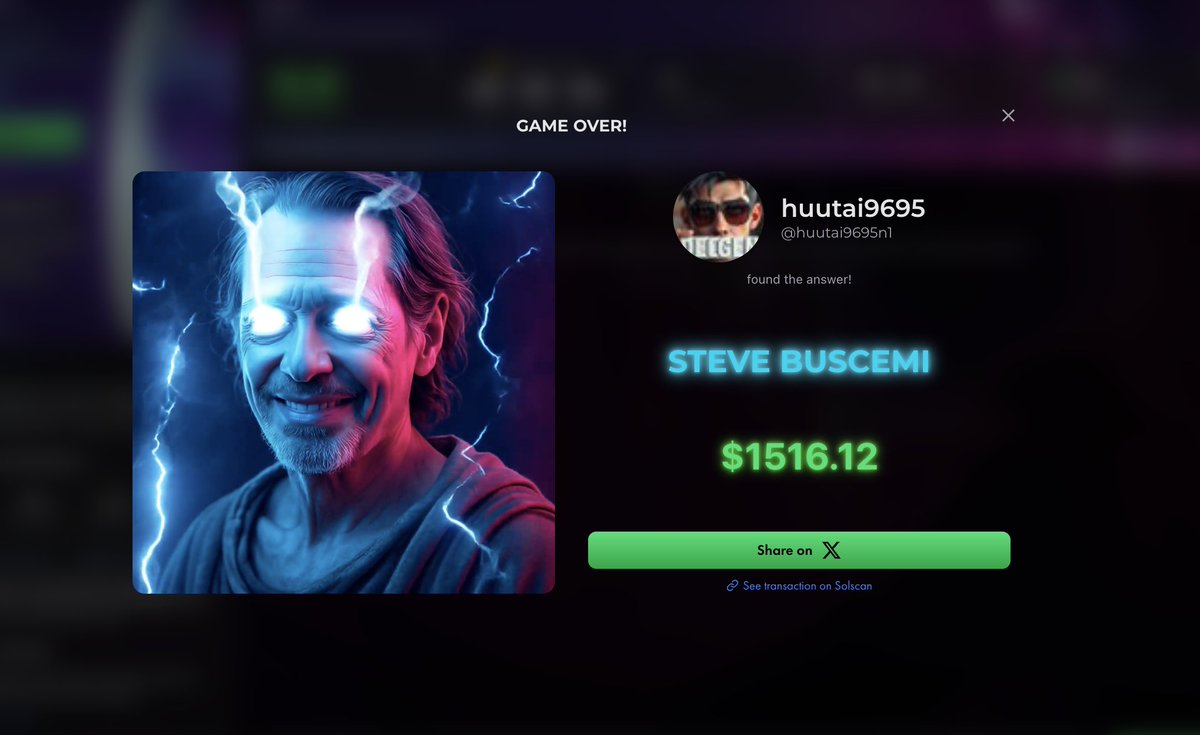 Aiki (@aikistory) on Twitter photo Congratulations <a href="/huutai9695n1/">huutai9695</a> for winning the latest round’s $1,500 prize pool 🏆
The next game is LIVE , but only for players holding 2+ Nodes.
We’re giving 10 people from the comments whitelist access. Winners announced in 24h.
Drop a comment below to enter 👇 Congratulations <a href="/huutai9695n1/">huutai9695</a> for winning the latest round’s $1,500 prize pool 🏆
The next game is LIVE , but only for players holding 2+ Nodes.
We’re giving 10 people from the comments whitelist access. Winners announced in 24h.
Drop a comment below to enter 👇
