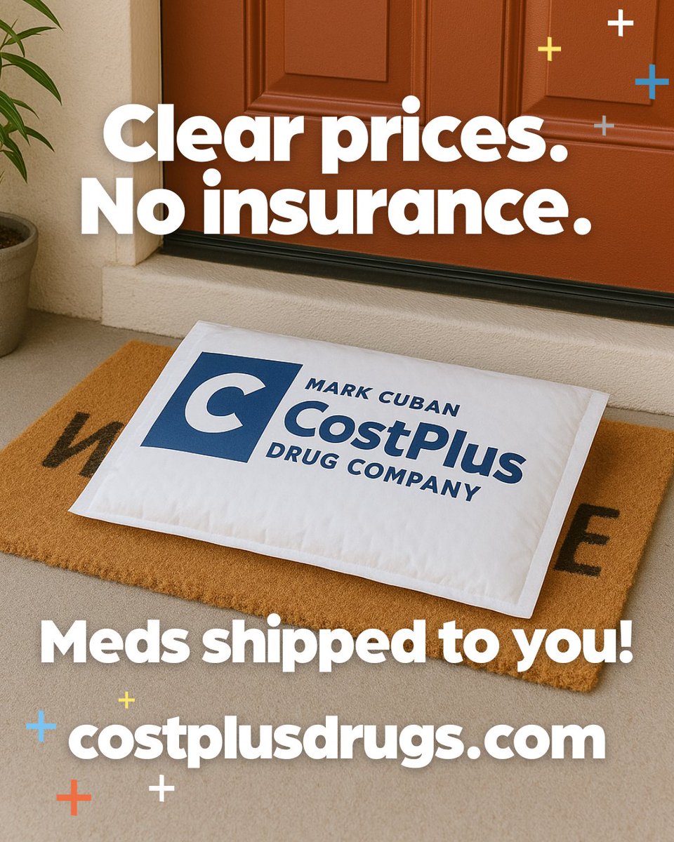 costplusdrugs's tweet image. 💊 Thousands of medications. Transparent pricing. No insurance needed.
At costplusdrugs.com, what you see is what you pay - with no hidden fees or markups. Just clear, straightforward prices on the meds you need.
➡️ See if we carry your medication today:…