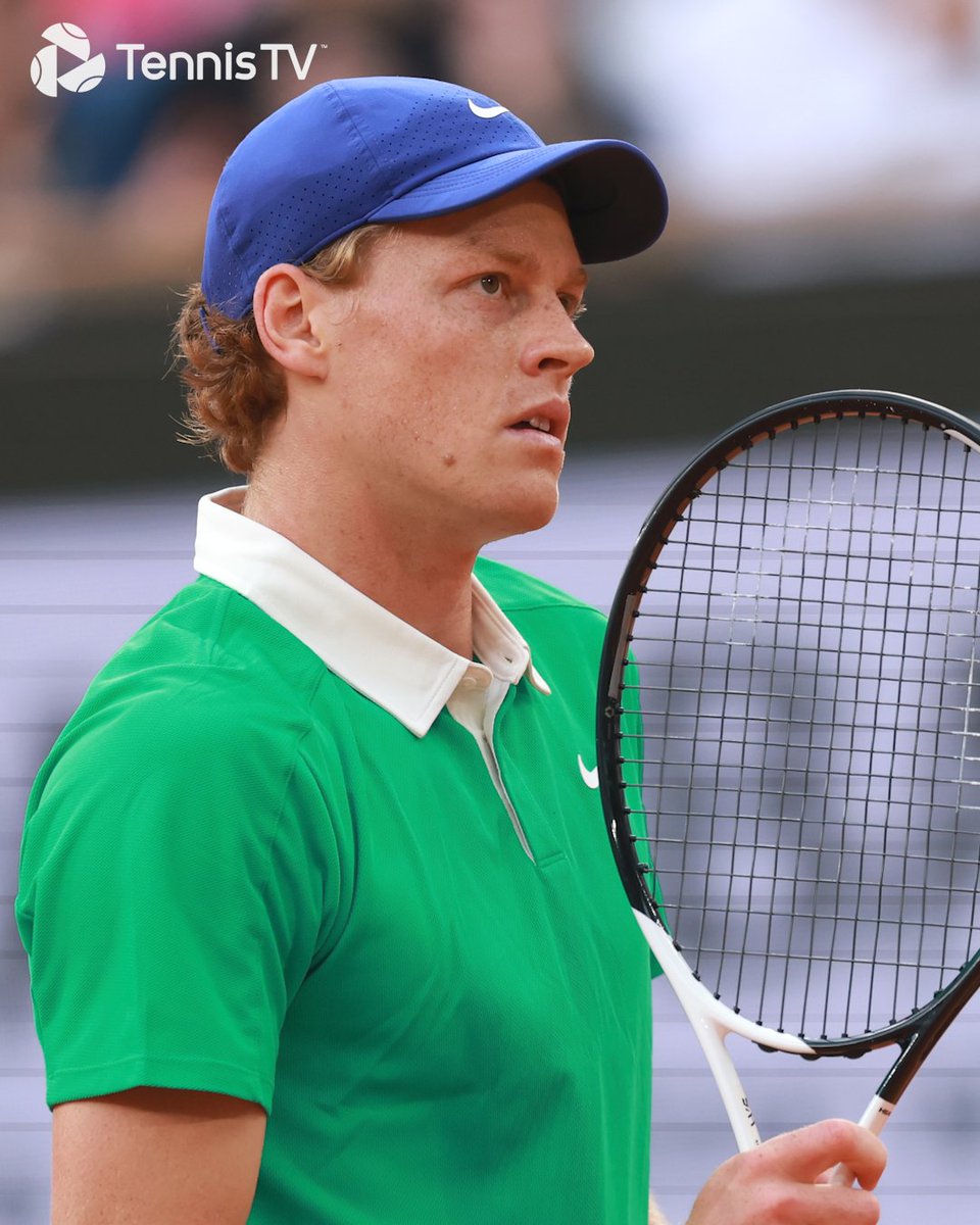 Tennis TV (@tennistv) on Twitter photo Taking the lead ๐
World No.1 <a href="/janniksin/">Jannik Sinner</a> wins the first set 6-4 against Djokovic
#RolandGarros Taking the lead ๐
World No.1 <a href="/janniksin/">Jannik Sinner</a> wins the first set 6-4 against Djokovic
#RolandGarros