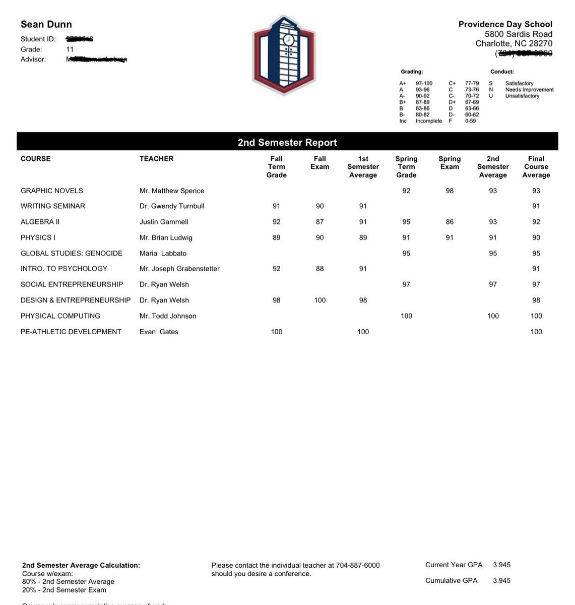 4.0! #STUDENTathlete 

cell: 980-825-8608