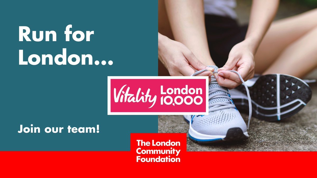 Looking to run for London but not quite ready for the big one just yet?

We've got places available at the Vitality London 10K on Sept 28th - we would love you to join our team &amp; raise money to help us support London's community organisations: londoncf.org.uk/partner-with-u… #Vitality10K