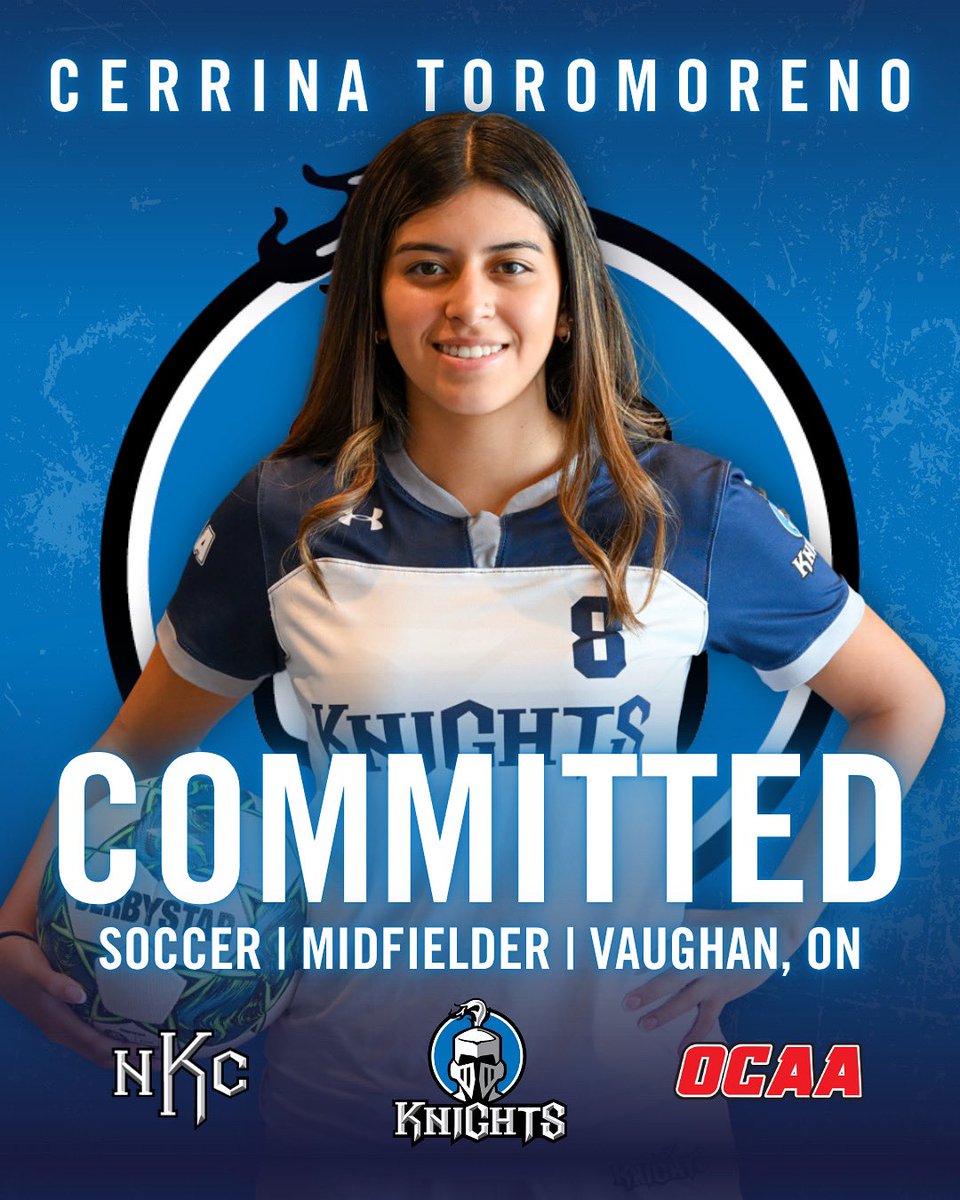 🚨 NEW SIGN ALERT 🚨 Cerrina Toromoreno is the newest member of our Knights Women’s Soccer program!

Welcome Cerrina!

Program: Autism and Behavioural Science
Previous School: Brock University 
Previous Team: Brock Badgers

#goknights ⚽️