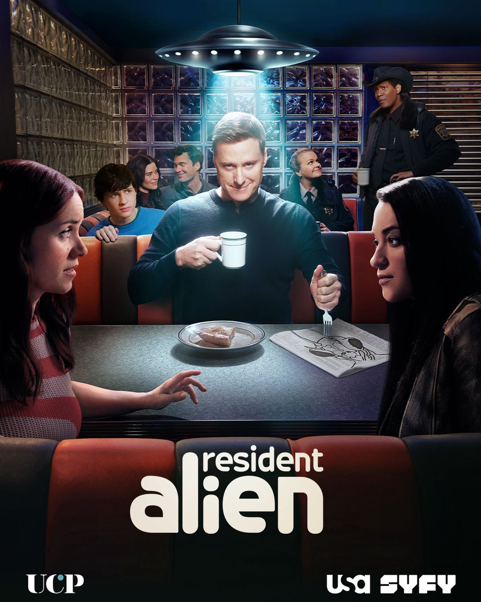 🛸 Harry’s back! #ResidentAlien Season 4 kicks off TONIGHT—small town, big secrets, total alien chaos. 👽 Beam in at 11/10c on <a href="/usanetwork/">USA Network</a> &amp; <a href="/syfy/">SYFY</a>!