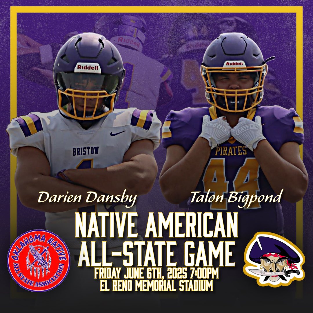Wishing good luck to Darien and Talon tonight in the Native American All-State Game!

#LEADtheway #ToilandRaid