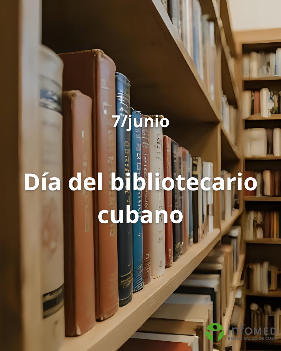 📚El bibliotecario, una piedra angular del conocimiento✨🎊¡ Feliz día del bibliotecario cubano🇨🇺 ! 

#diadelbibliotecariocubano #bibliotecas #bibliotecarios