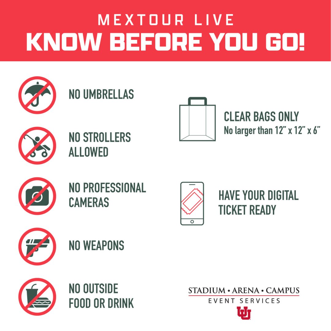 MexTour 2025: Mexico vs. Switzerland is this Saturday! Be sure to keep these things in mind as you make preparations for the day. We can't wait to see you for lots of futbol fun 🙌