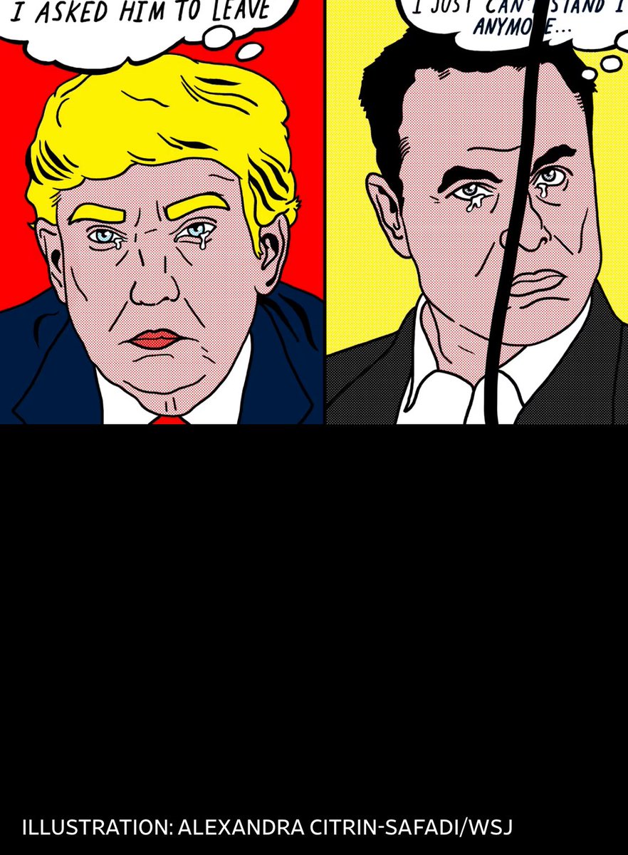 Loving the memes of the spectacular bromance. 👯‍♂️LOL

From the <a href="/WSJ/">The Wall Street Journal</a> hee hee