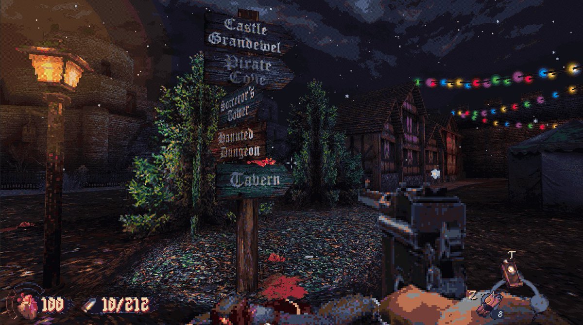 Who left their intestines on the Tavern sign