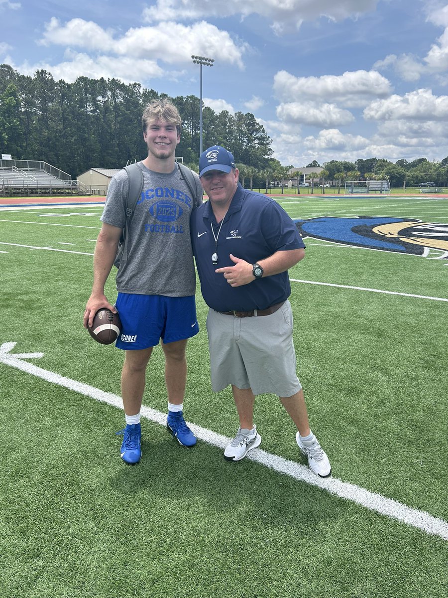 BrodyHannahQB11 (@brodyhannahqb11) on Twitter photo Thank you for inviting me to camp <a href="/CoachLMartin/">Landon Martin</a> had a great time competing and excited to return! <a href="/SethStrick11/">๐๐๐ญ๐ก ๐๐ญ๐ซ๐ข๐๐ค๐ฅ๐๐ง๐</a> <a href="/GabeGiardina/">Gabe Giardina</a>
<a href="/OCFearTheSpear/">Oconee County Warrior Football</a> <a href="/coachbenhall/">Ben Hall</a> <a href="/TheWyattBurgess/">Wyatt Burgess</a> Thank you for inviting me to camp <a href="/CoachLMartin/">Landon Martin</a> had a great time competing and excited to return! <a href="/SethStrick11/">๐๐๐ญ๐ก ๐๐ญ๐ซ๐ข๐๐ค๐ฅ๐๐ง๐</a> <a href="/GabeGiardina/">Gabe Giardina</a>
<a href="/OCFearTheSpear/">Oconee County Warrior Football</a> <a href="/coachbenhall/">Ben Hall</a> <a href="/TheWyattBurgess/">Wyatt Burgess</a>