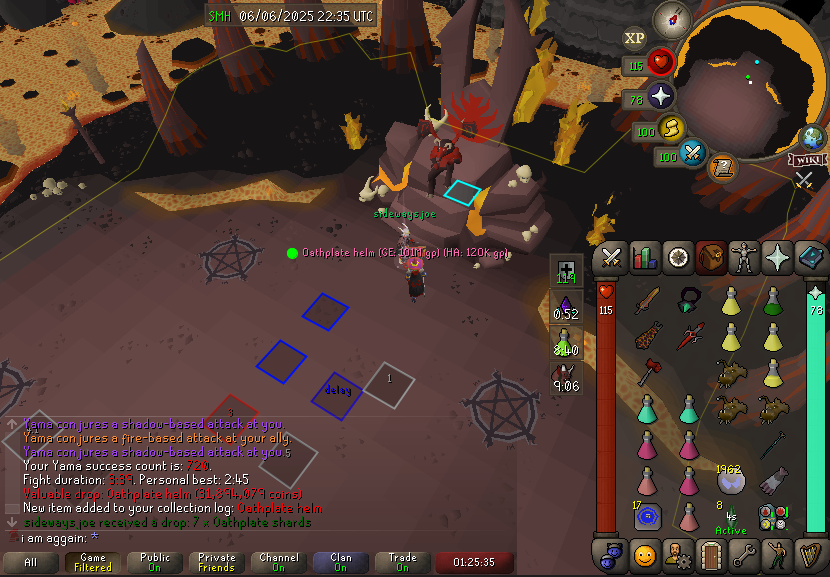 oathplate helm 2/3!!! can almost make the body like 15 shards left!