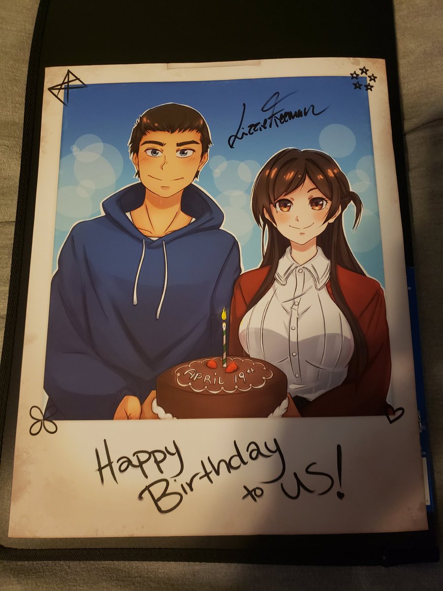 Here's a comm I did a few months ago~ my client had it printed and signed by Chizuru Mizuhara's english VA, Lizzie Freeman. I thought that was really cool ^_^
