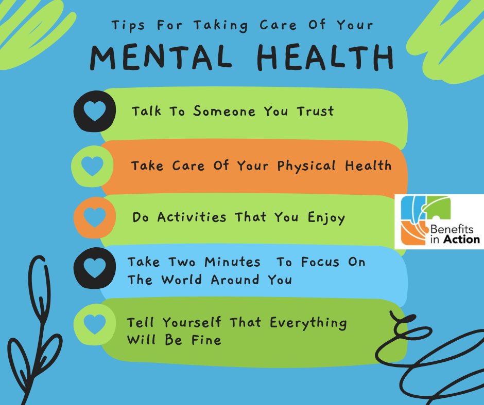 Your mental health is just as important as your physical health. Need some tips? The ones below will help you keep your brain as healthy as your body. 
#mentalhealthcare #health #takingcareofyourself