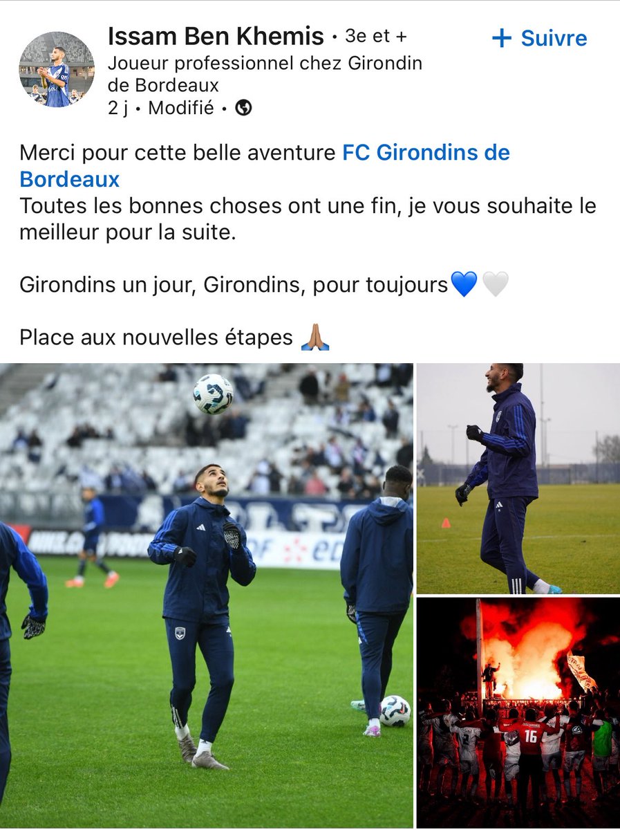 DonFcgb's tweet image. 🚨 #MercatoFCGB : 

👋 Deux nouveaux joueurs ont officialisé leur départ des #Girondins, chacun via son compte @LinkedInFrance ! 

💌 @famady_hl4 : 

« Je souhaite adresser un grand merci aux Girondins pour cette saison vécue. Ce fut une saison riche en enseignements, en émotions…