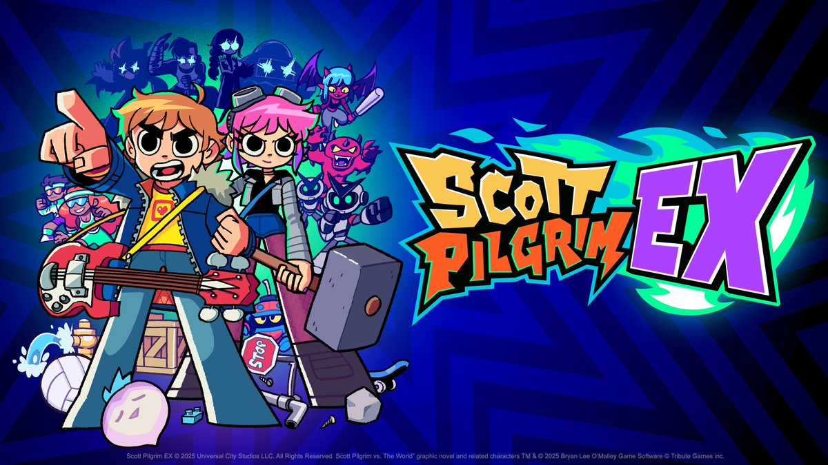 Scott Pilgrim EX announced for PS5, Xbox Series, PS4, Switch, and PC gematsu.com/2025/06/scott-…