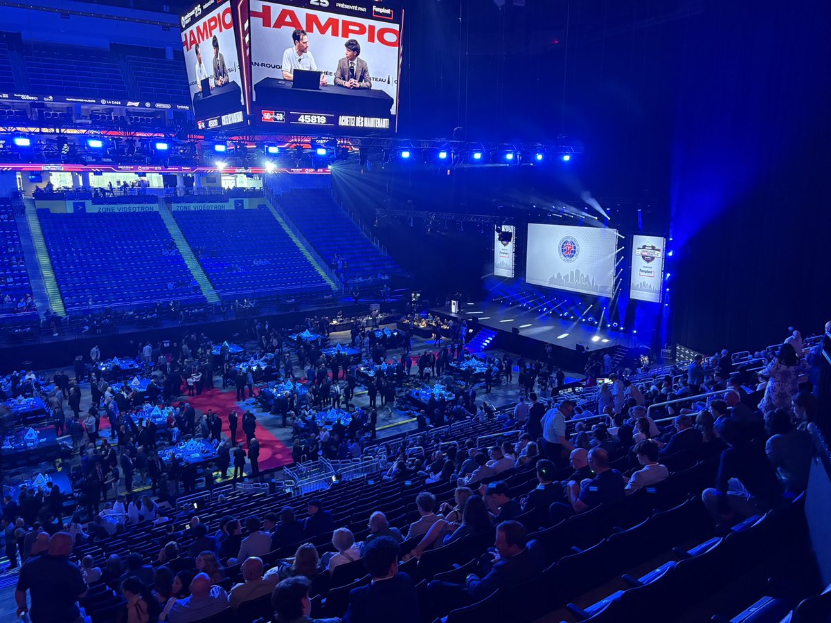 Always great to attend the <a href="/QMJHL/">QMJHL</a> draft - an acknowledgement of all the hard work and sacrifices made by both players and their families!