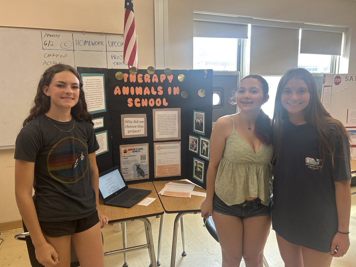 8th grade Civics project were remarkable this year! The presentation skills of our students improve each year. Their research and solution based thinking is getting them ready for high school! Great work! #WeDigEPS <a href="/SupEaston/">Lisha Cabral</a>
