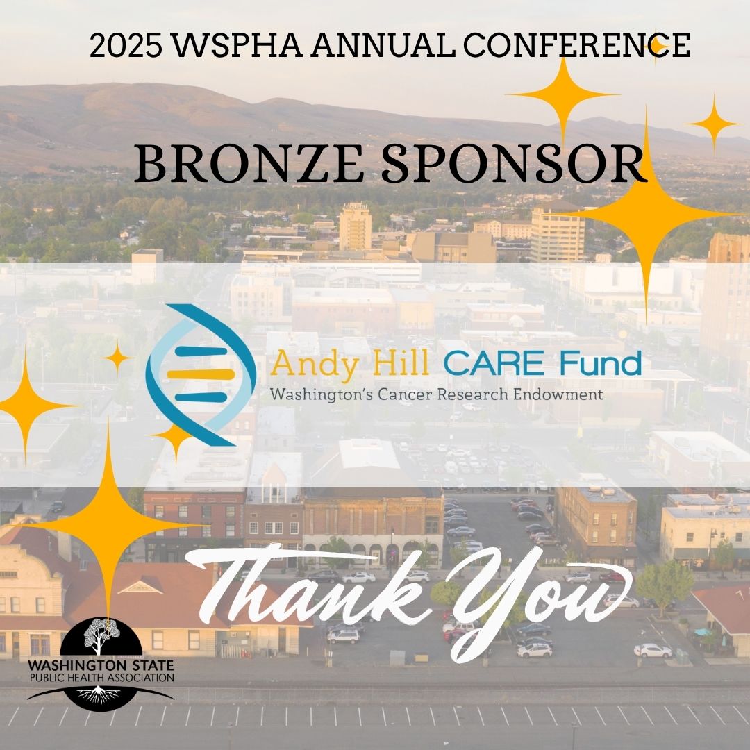 WA State Public Health Association (@wastpubhealth) on Twitter photo We extend our sincere gratitude to <a href="/AndyHillCARE/">Andy Hill CARE Fund</a> for becoming a Bronze Sponsor of the 2025 WSPHA Annual Conference - Together for Health: Action, Compassion, and Collaboration, on October 21-23, 2025, in Yakima, WA. Thank you for your support and partnership! We extend our sincere gratitude to <a href="/AndyHillCARE/">Andy Hill CARE Fund</a> for becoming a Bronze Sponsor of the 2025 WSPHA Annual Conference - Together for Health: Action, Compassion, and Collaboration, on October 21-23, 2025, in Yakima, WA. Thank you for your support and partnership!