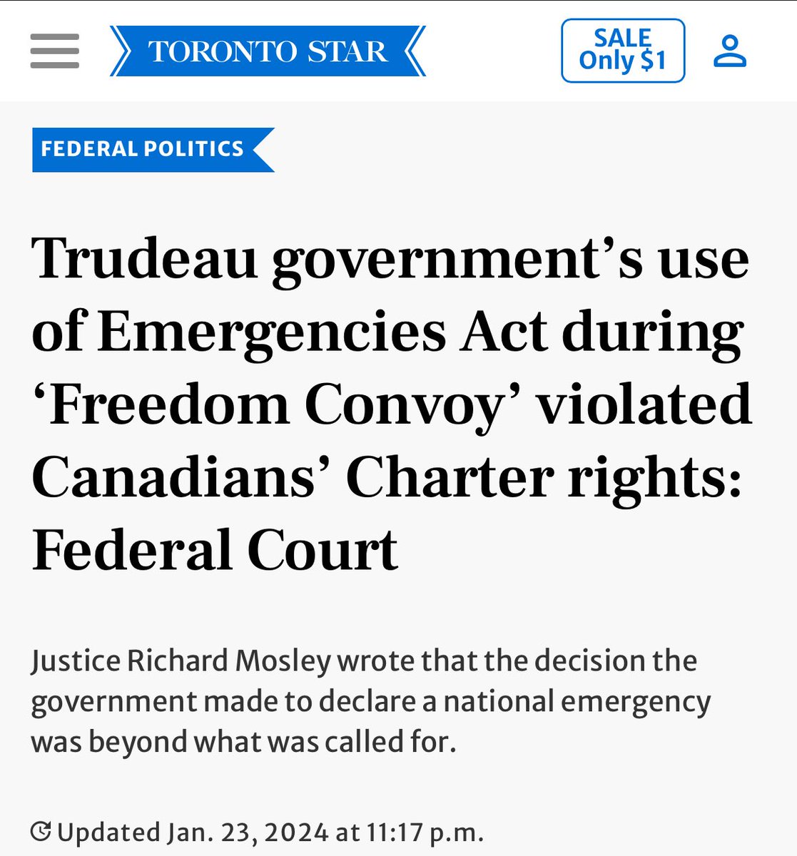 If the Government violates Canadians Charter of rights and nothing happens to any of them, what is the point of even having a Charter?