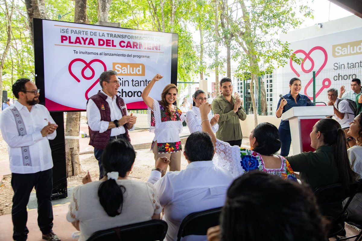 20 mil familias playenses tendrán garantizado el acceso a salud gratuita.

Hoy inauguramos la primera Unidad Médica financiada con recursos 100% municipales en Playa del Carmen, como parte del programa “Salud Sin Tanto Choro”.

Este centro en Villas del Sol representa lo que