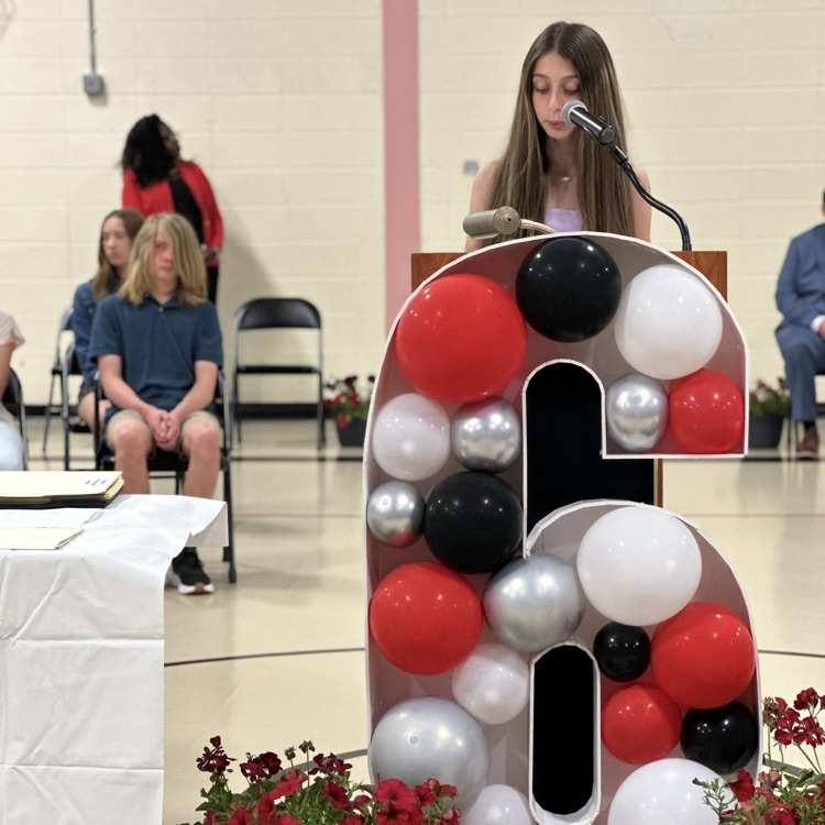 CharlesStSchool's tweet photo. Such a wonderful sendoff for the 6th Graders moving up to the Palmyra Middle School this week. https://t.co/zG2Z5i2v6Q