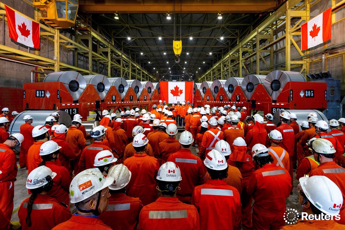 We won’t let unfair trade practices hold back Canada’s steel industry. 

Not now. Not ever. 

🇨🇦

Nous ne laisserons pas les pratiques commerciales déloyales freiner l’industrie canadienne de l’acier. 

Ni maintenant, ni jamais.