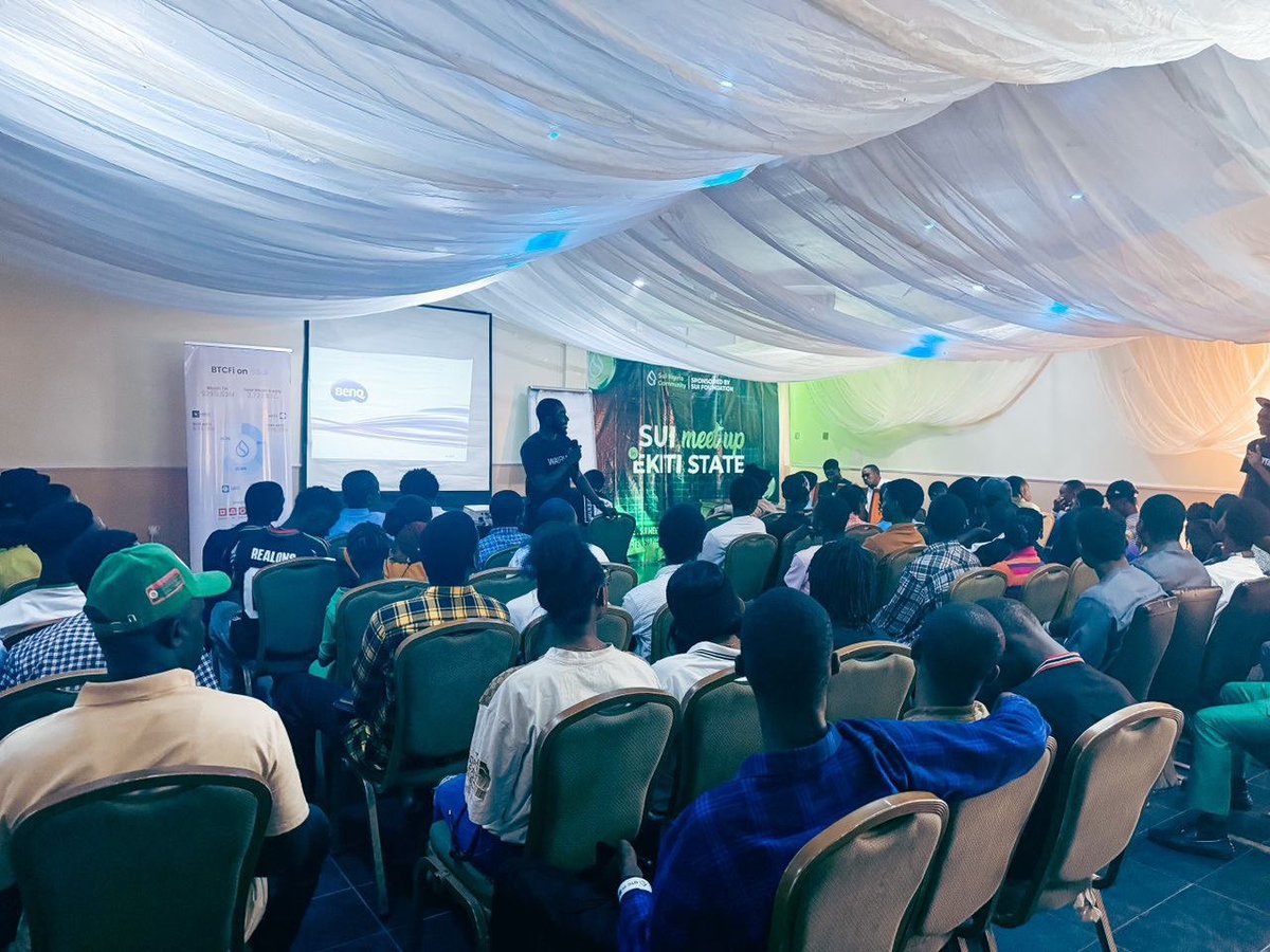 CharlesFolowos2's tweet image. It was an incredible experience hosting @SuiNetworkNG in Ekiti State! The turnout exceeded expectations, and the energy was electric. We're thrilled to announce that the event has paved the way for our next exciting project. Stay tuned for more updates
@Funbrown_ @ILEMONA_BGI