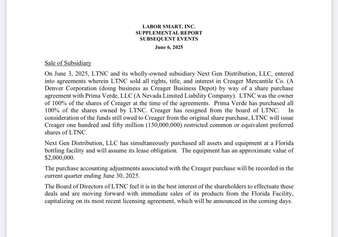 Labor Smart Inc.
#LaborSmartInc 

otcmarkets.com/file/company/f…