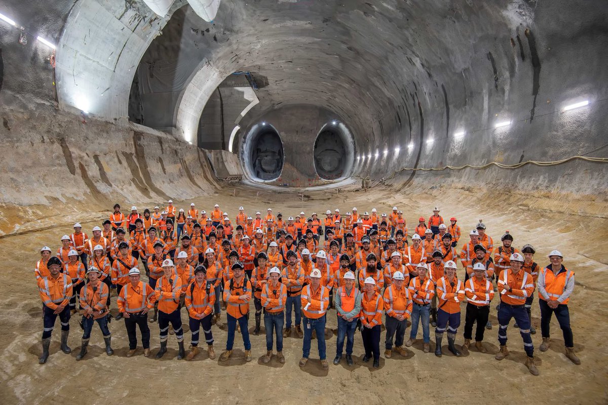 One amazing new Metro line in Sydney is soon to be joined by a second: this cavernous space will be a new city centre station, adding to the several Sydney already has.