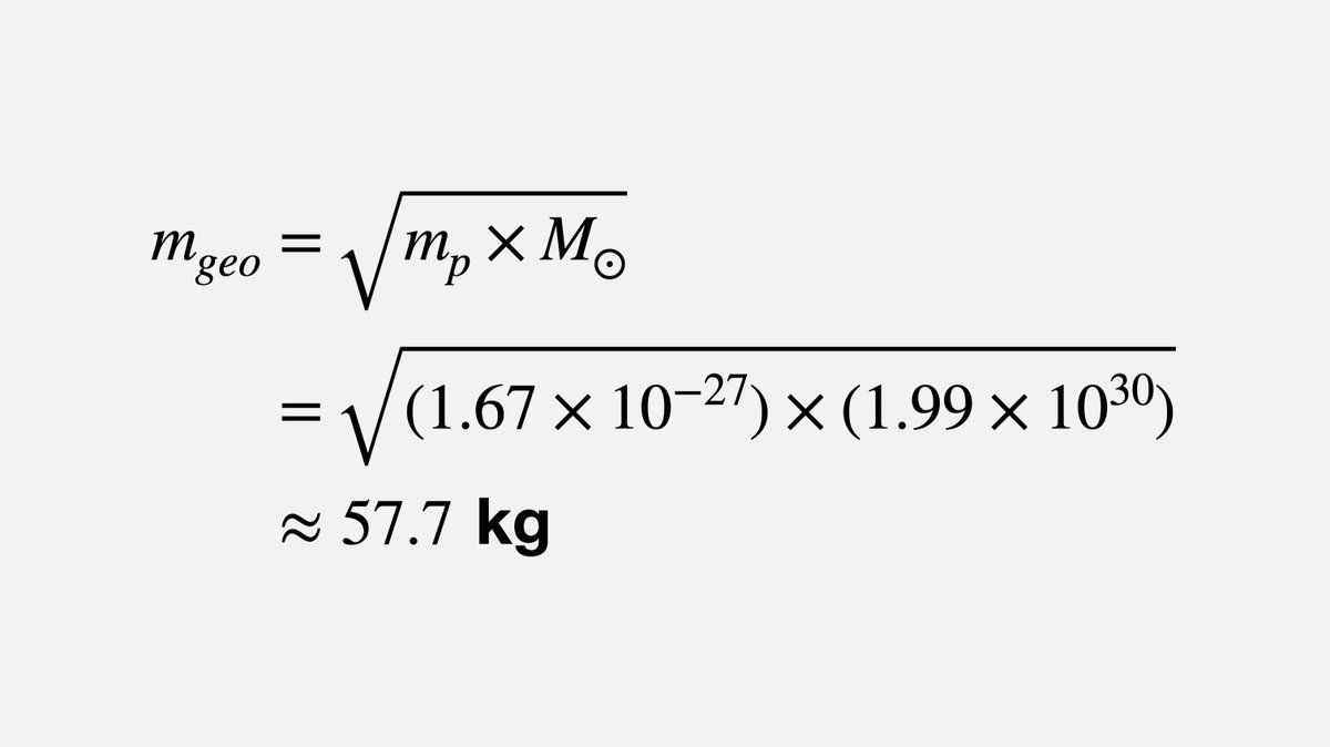 A typical human is the geometric mean of the mass of a proton and the Sun!