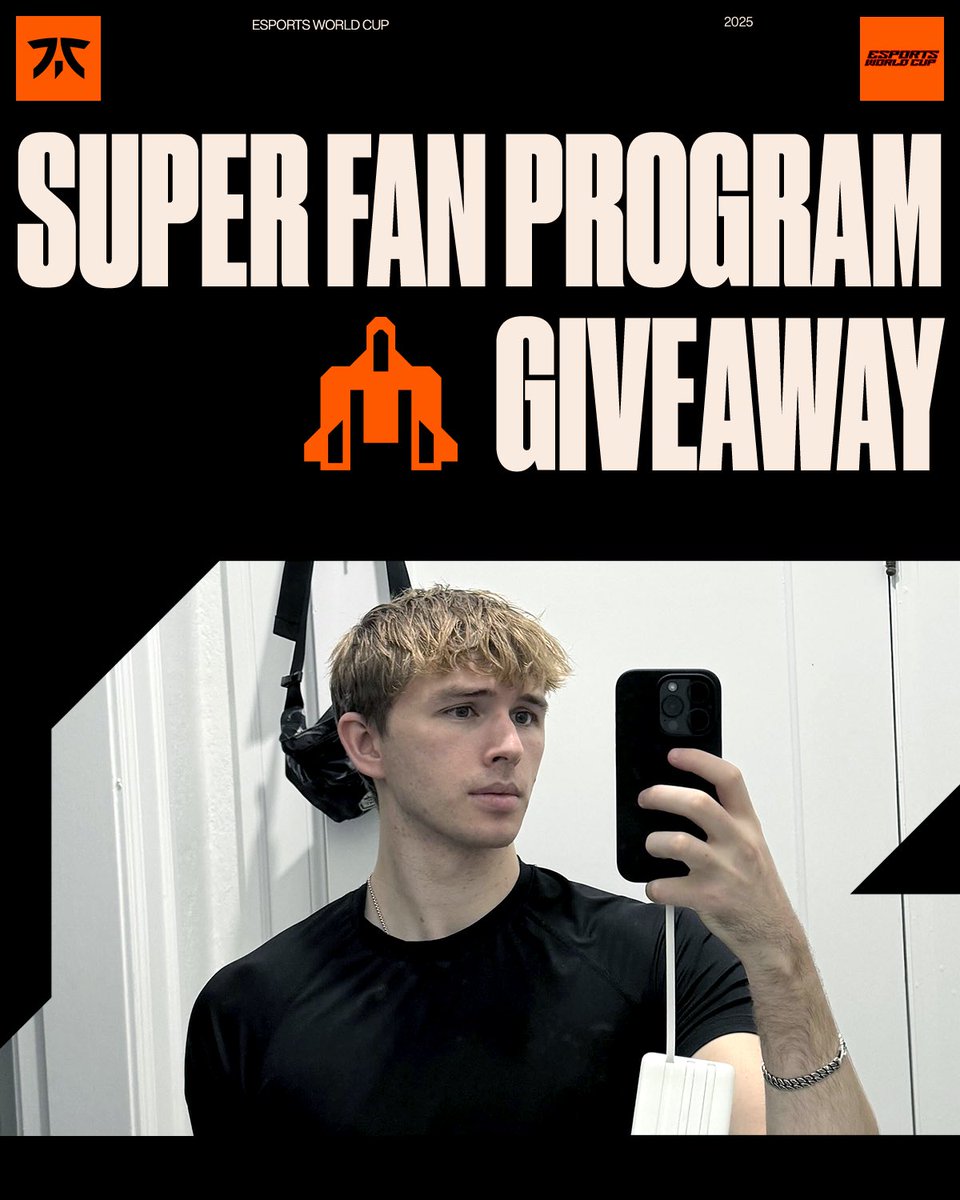 Ready to watch <a href="/FNATIC/">FNATIC</a> win it all at the Esports World Cup?

I'm doing a giveaway for TWO paid trips to watch the VALORANT tournament at EWC!
Each Winner is allowed a +1.

I'll be running a 1v1 tournament tomorrow at 8 AM EST/5 AM PST to give away ANOTHER paid trip!

TO ENTER: