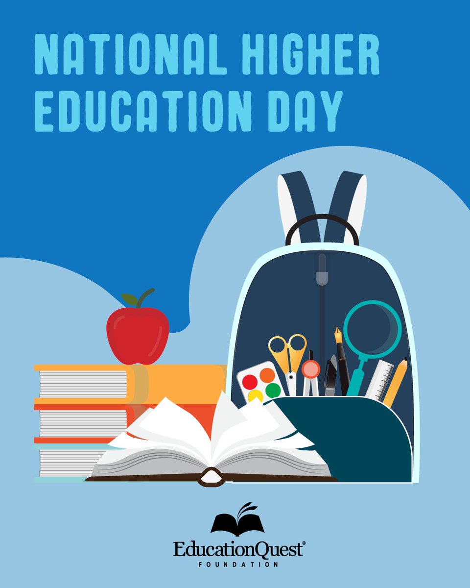 🎓 It’s National Higher Education Day!
Still figuring out your college game plan? Totally normal.
We help with the confusing stuff!

👉 Make a free virtual appointment at EducationQuest.org

#HigherEducationDay #CollegeHelp #CollegeTips