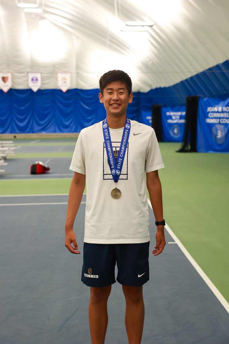 Meet Winston Arvidson of St. Paul Academy, the Class A Boys Tennis Singles State Champion for 2025!