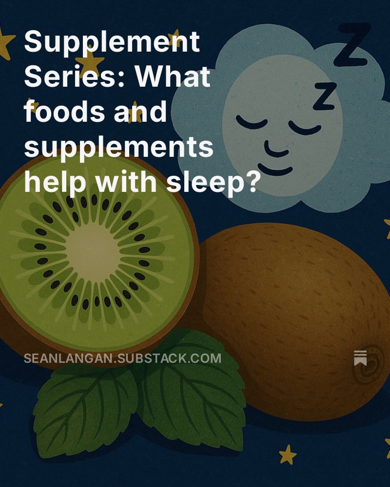 Sean Langan (@spl5_) on Twitter photo Sleep hygiene and behavior matter most, but there’s a couple supplements that can be the cherry on top. 
open.substack.com/pub/seanlangan… Sleep hygiene and behavior matter most, but there’s a couple supplements that can be the cherry on top. 
open.substack.com/pub/seanlangan…