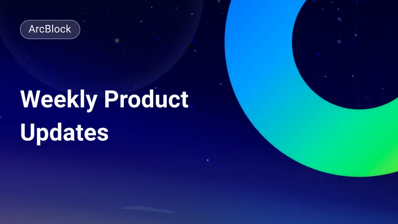 ArcBlock_io's tweet photo. 🫡 ArcBlock will never stop building & improving.

$ABT ArcBlock's Weekly Product Updates are now LIVE and reflective across our Ecosystem.

Read More: https://t.co/fN4rv0mGRm