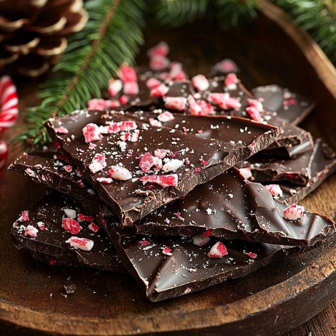 👨‍🍳 Yuletide Yumminess 🎄

🍫  Dark Chocolate Peppermint Bark! 😋