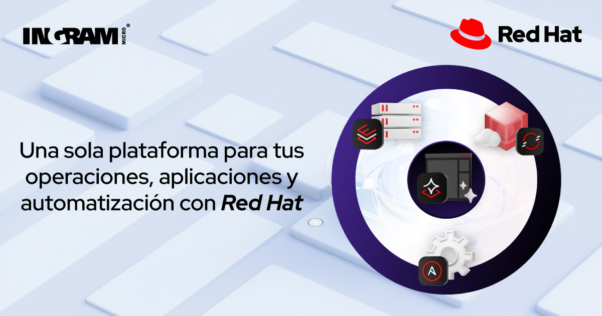 🌐 ¿Y si pudieras unificar la base, la automatización y el desarrollo de tu infraestructura TI en un solo ecosistema?
📧Contáctanos para más información:
Susana.Garcia@ingrammicro.com 
Jocelyn.Flores@ingrammicro.com
#RHEL #AutomatizaciónTI #Contenedores #Linux #ChannelDevelopment