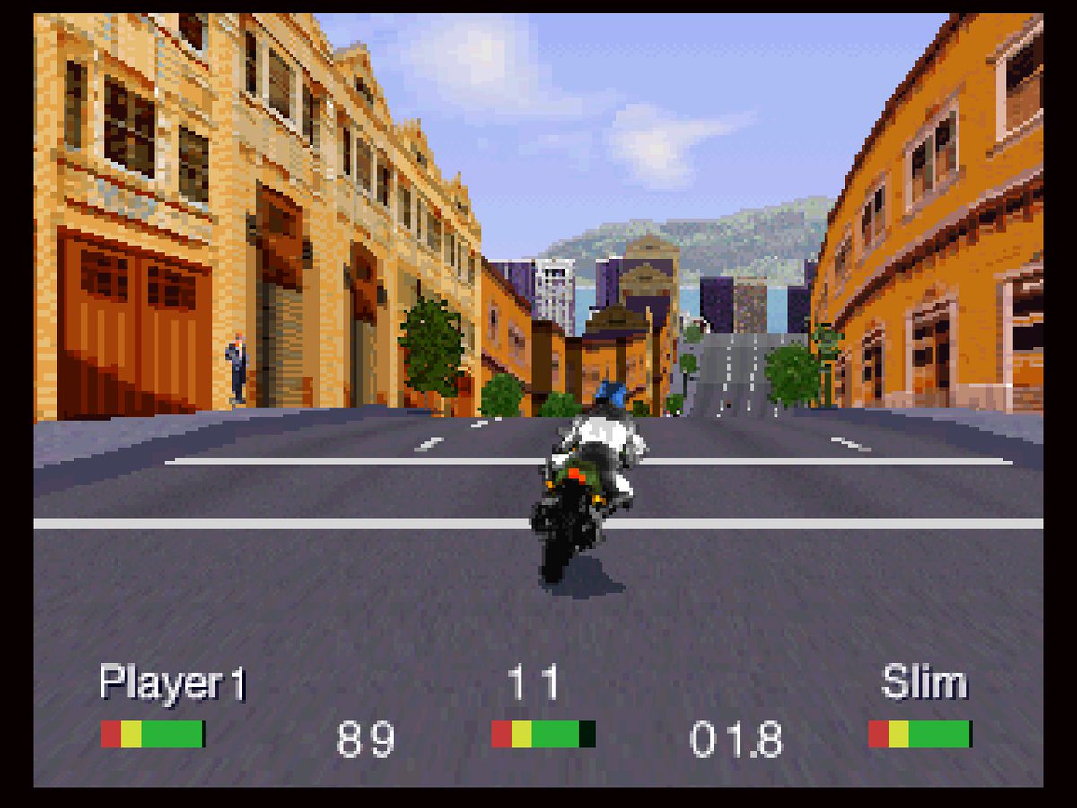 Been asked a load of times if SPGP does well, what would my next project be? 
Flat shaded back to basics, arcade motorbike combat is top of the list (with a nostalgia set to max) 🏁🔥