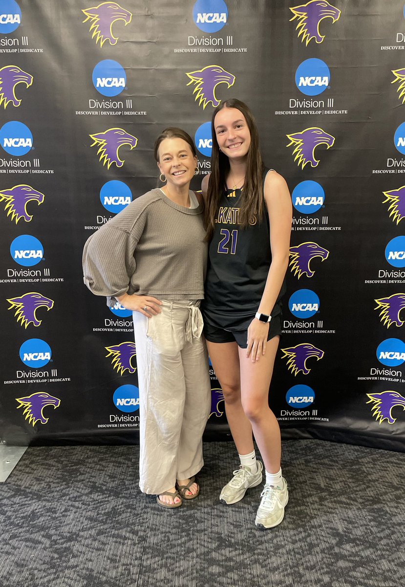 Thank you Coach Mulhern, Coach Bullard, and all the staff for a great visit! I am blessed to have received an offer to play at the next level with <a href="/StKatesWBB/">St. Catherine University WBB</a>. Thanks for the opportunity! 
<a href="/AirMinnesota/">Air Minnesota Basketball</a> <a href="/DanJech/">Dan Jech</a> <a href="/emma_collins3/">Emma Collins Jech</a> <a href="/LadyVikes/">Hayfield/Schaeffer Academy Lady Vikes</a>