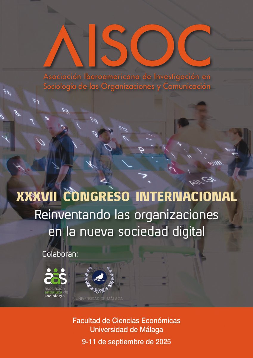 ¡A tope con la organización del Congreso <a href="/AISOC_/">AISOC</a> 2025 en Málaga! 🔥 Reflexiones y debates imprescindibles sobre el papel de las organizaciones en una sociedad cada vez más digital 👉 aisocmalaga2025.org