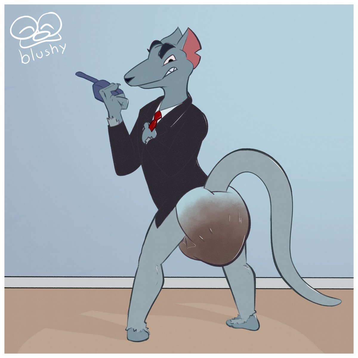 I guess Gary can't catch a break from work

Anonymous commission.