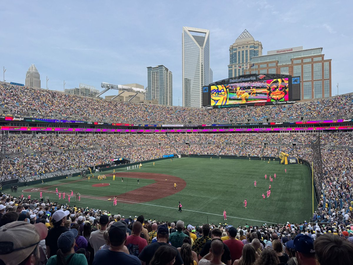 Unreal crowd tonight for the Charlotte Super Regional