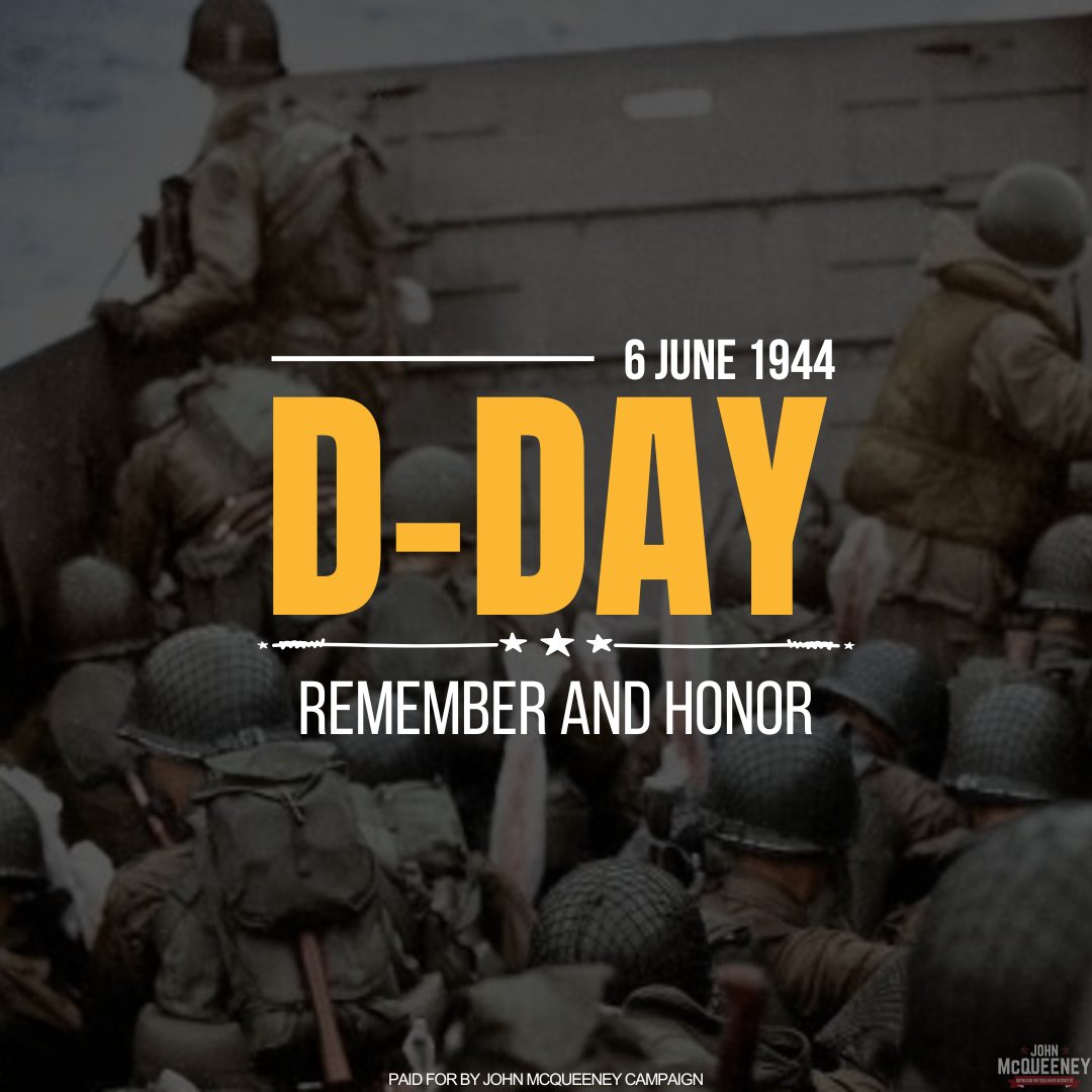 81 years ago, American heroes stormed the beaches of Normandy.

They didn’t ask for safety. They asked where they were needed, and they went.

We remember them. We honor them. We live in freedom because of them.