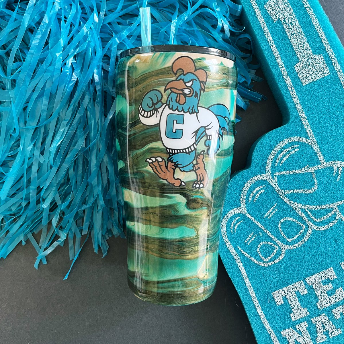 Celebrating Coastal Baseball's trip to the Super Regionals! 

GIVEAWAY: Chanticleer ⚾️ plays tonight! REPOST and 1 person wins this custom tumbler. Will try and draw winner before game time. (DM for delivery info, may need to follow for msg) #ChantsUp👌